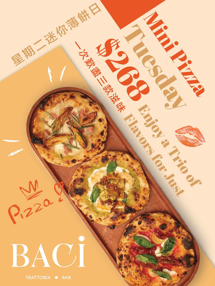 BACI's Mini Pizza Tuesday [Deposit]