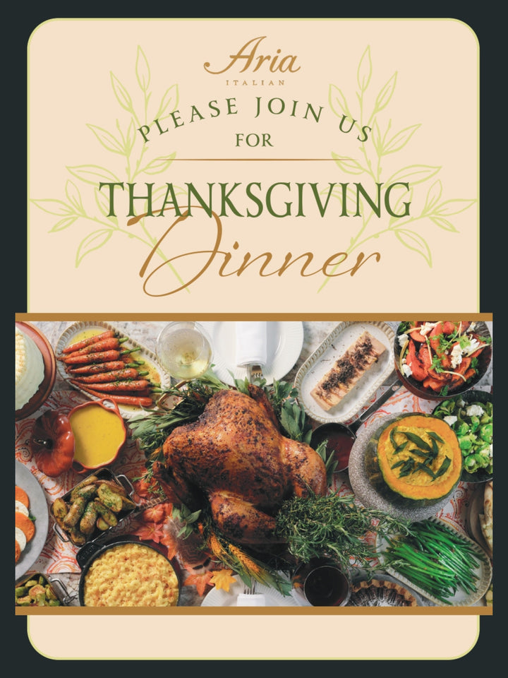 Aria Thanksgiving Sharing Dinner