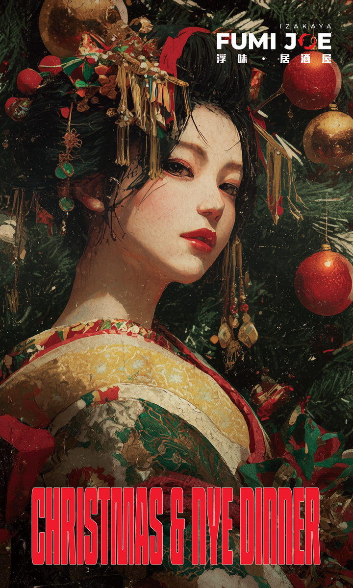 FUMI JOE Christmas & New Year All-You-Can Eat Japanese Dinner (15% Off, Food Only) [Deposit]