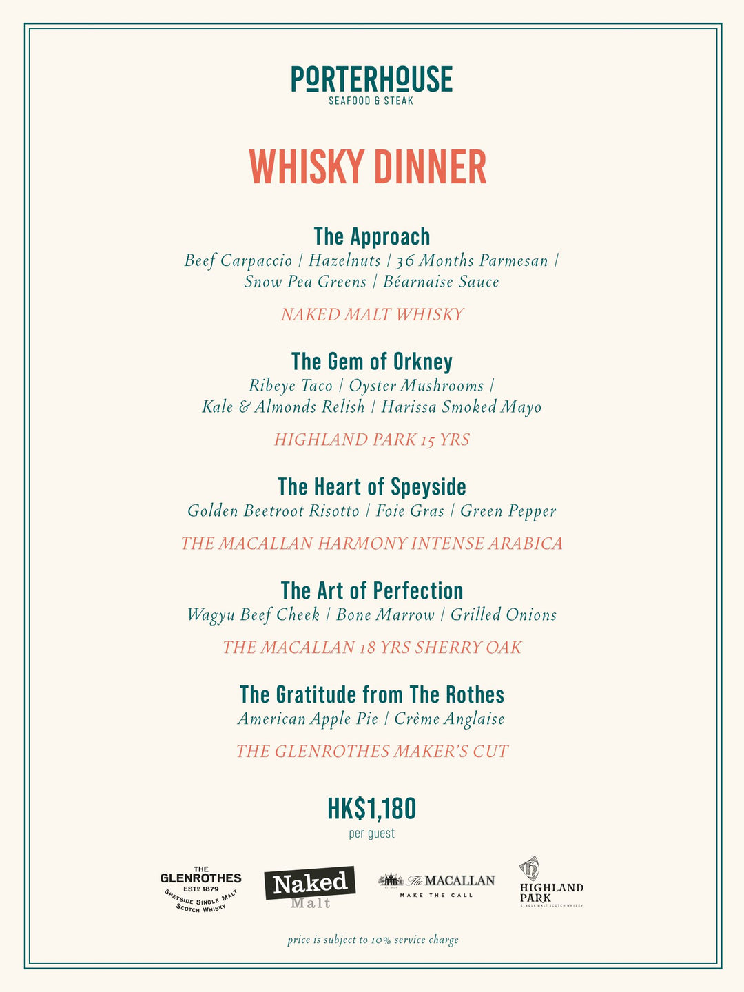Whisky Pairing Dinner